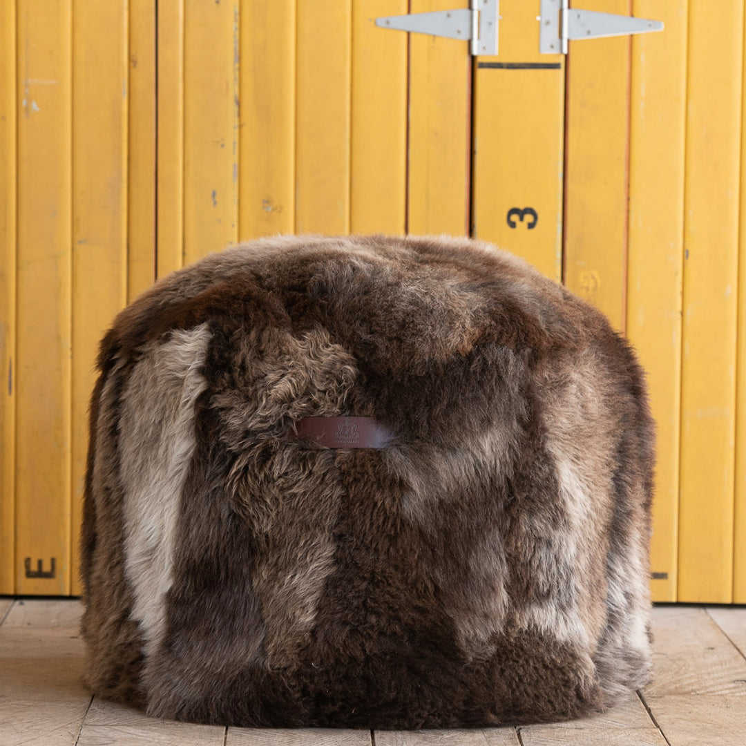 Woolly Sheepskin Pouf